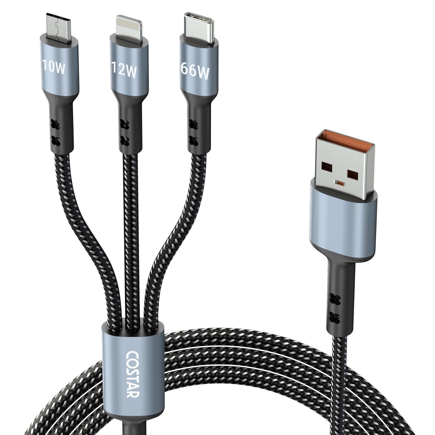 60W 3-in-1 Multi Fast Charging Cable available at Sameer Mobiles Chittoor